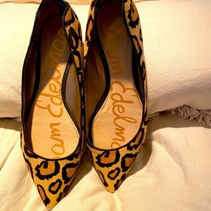 Sam Edelman animal print flats